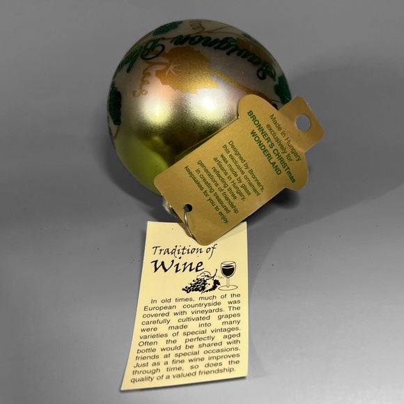 COPY - White Wine Christmas Ball - Picture 6 of 6